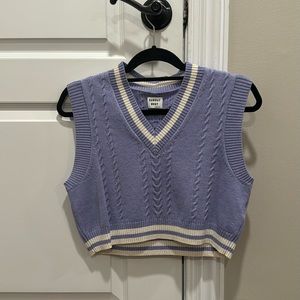 Aritzia Sunday Best Cropped Sweater Vest